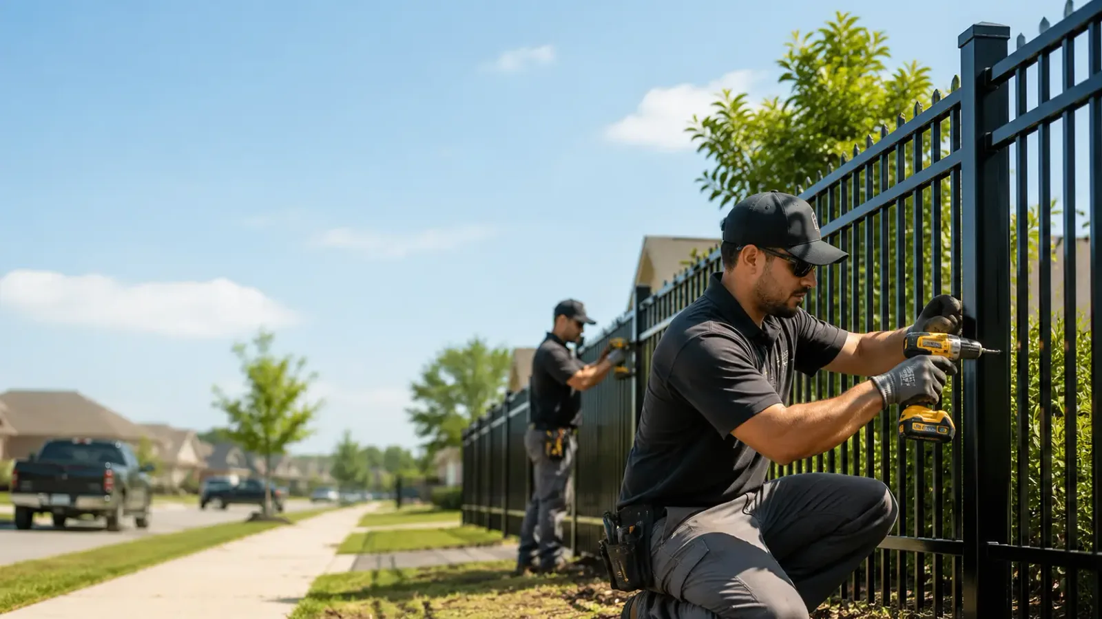 Metal Fence Installation in Canton Center, CT